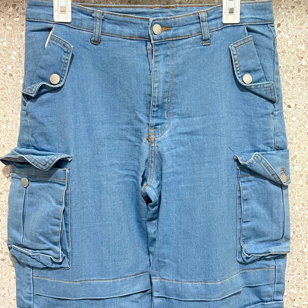 Daisy Blue Flare Wide Leg Jeans - Picture 5 of 9